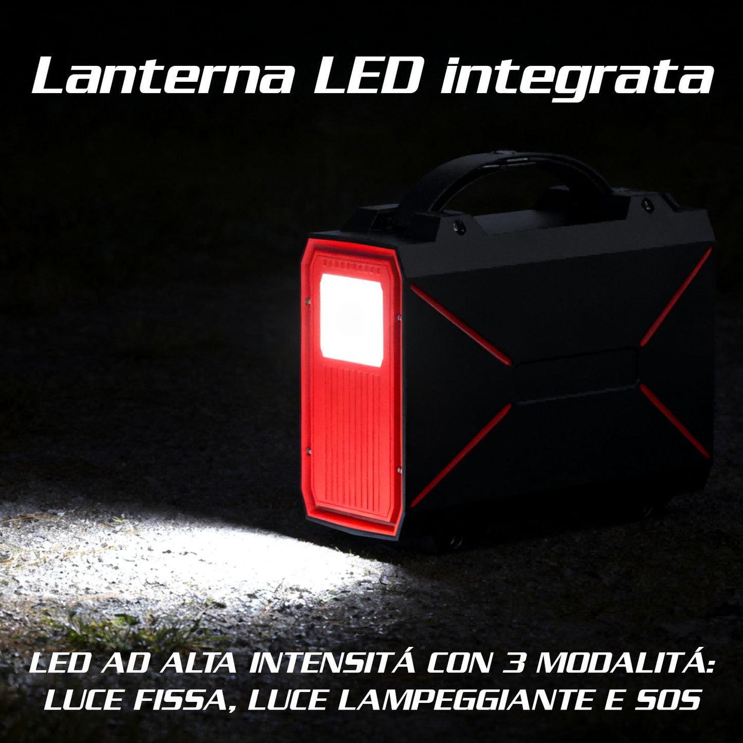 Alcapower Avviatore di Emergenza per veicoli con batteria da 12V e 24V, Jump starter spunto 4000A, Power bank 42.000mAh, Torcia LED integrata, adatto per Auto Moto Camion Furgone Camper Barca piccola