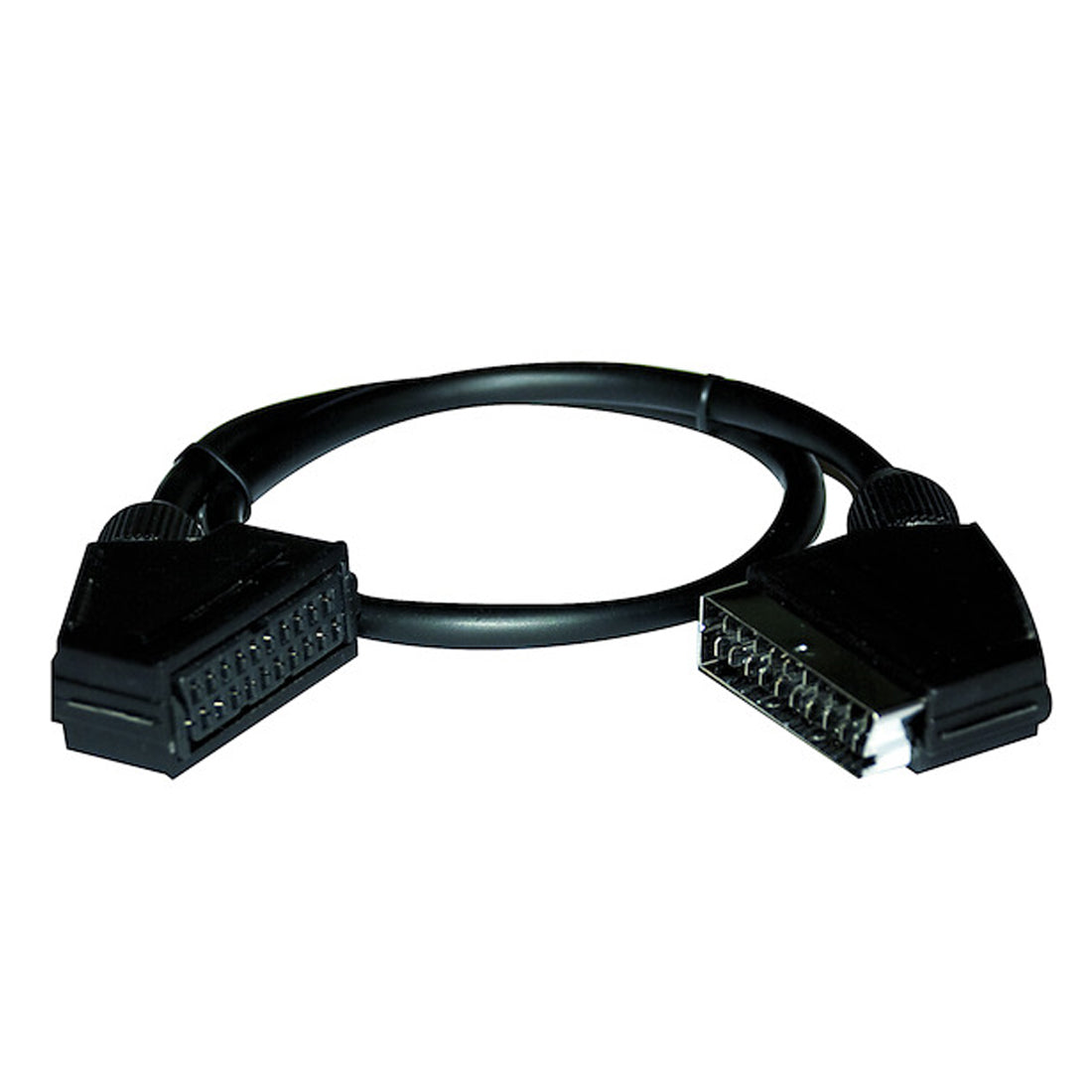 Life Cavo scart Audio Video, cavo a 21 poli 0,6 m, presa scart per tv, Ø cavo 7mm, cavo audio video