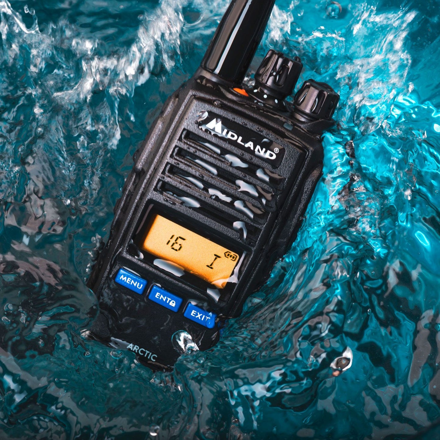 Midland Portable Transceiver, ARCTIC Portable Marine Transceiver, 57 International Channels