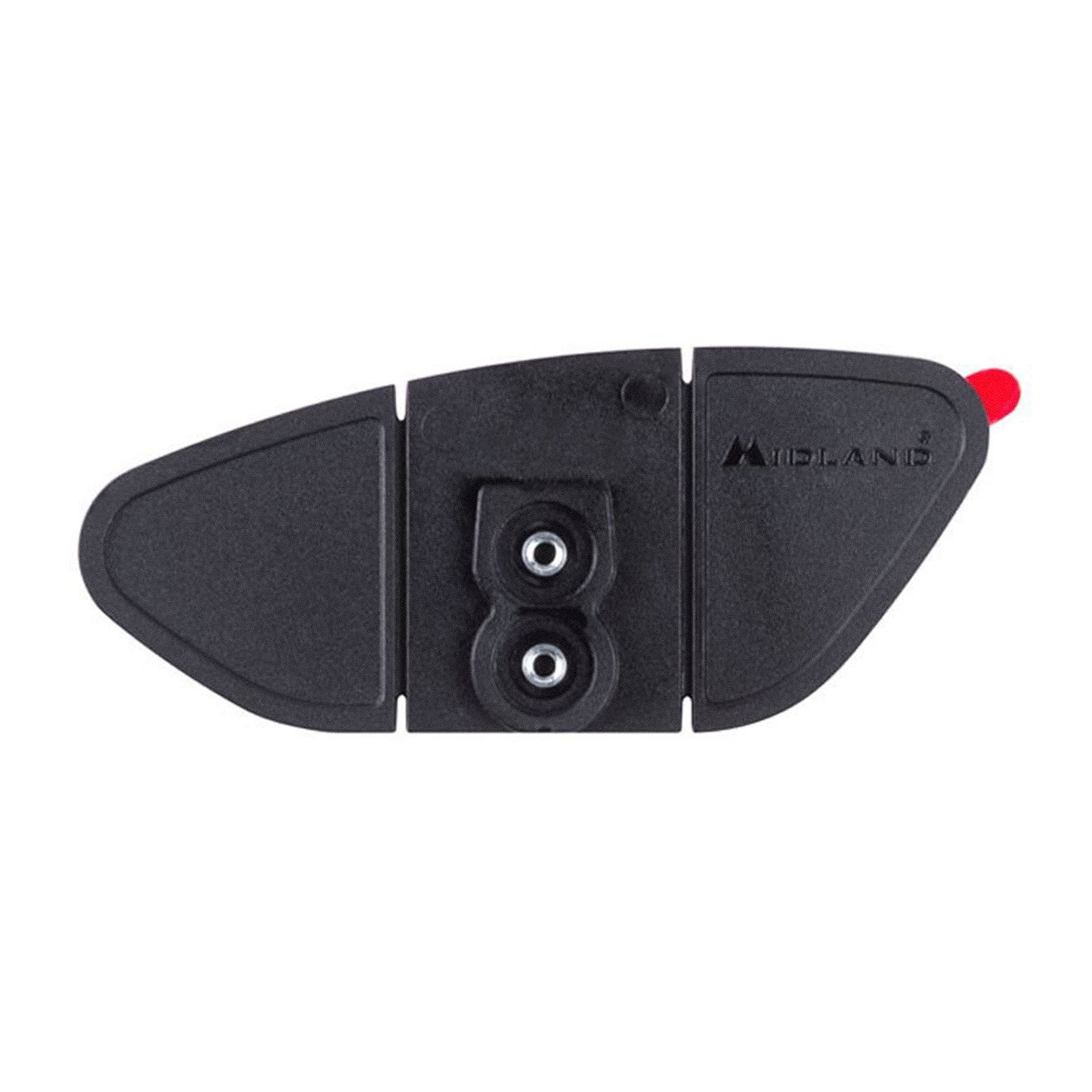 Midland supporto per basetta biadesiva linea BT PRO, kit di montaggio basetta adesiva, piastra per montaggio interfono al casco, supporto autoadesivo