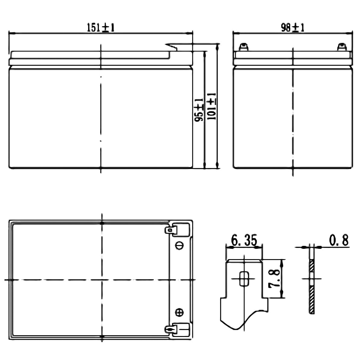 SKB SK12-12 lead acid battery, SK series 12V 12AH rechargeable battery, AGM flat plate technology regulated with valve