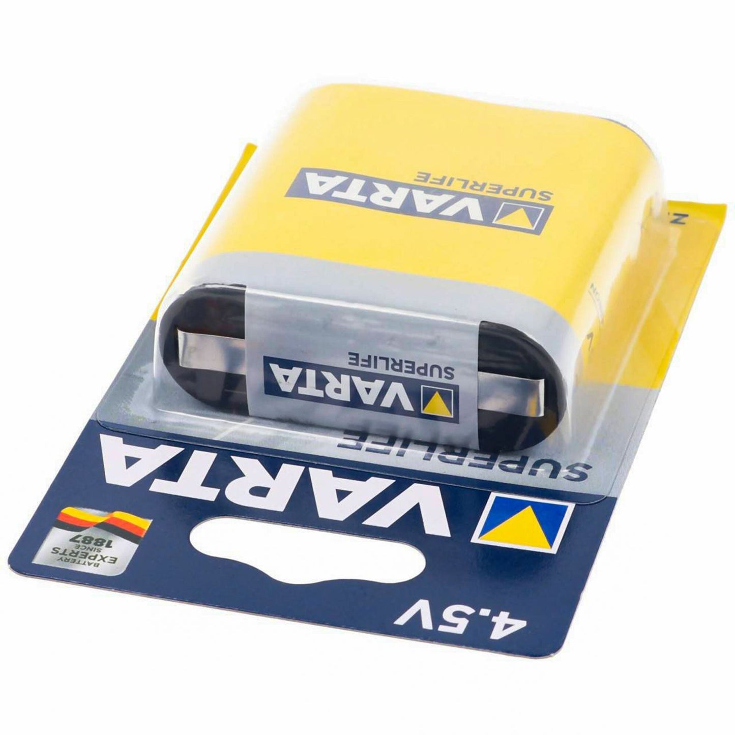 Varta 3R12 Batterie plate carbone-zinc 4,5V 2700mAh, haute capacité énergétique