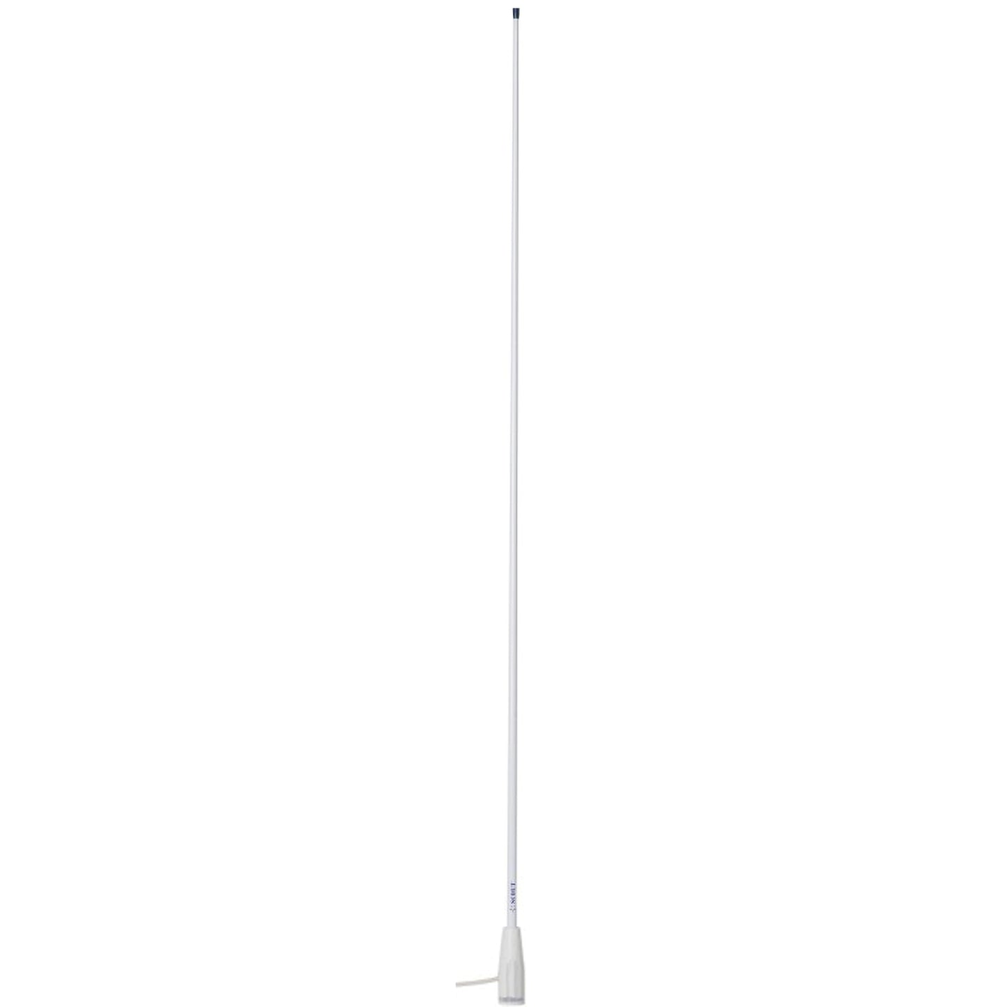 Banten Spark CB/6/N Antenna marina VHF 156-162 MHz, antenna 1,5 metri con impugnatura in Nylon, cavo RG58 C/U da 5 metri, colore bianco, guadagno 3 dB