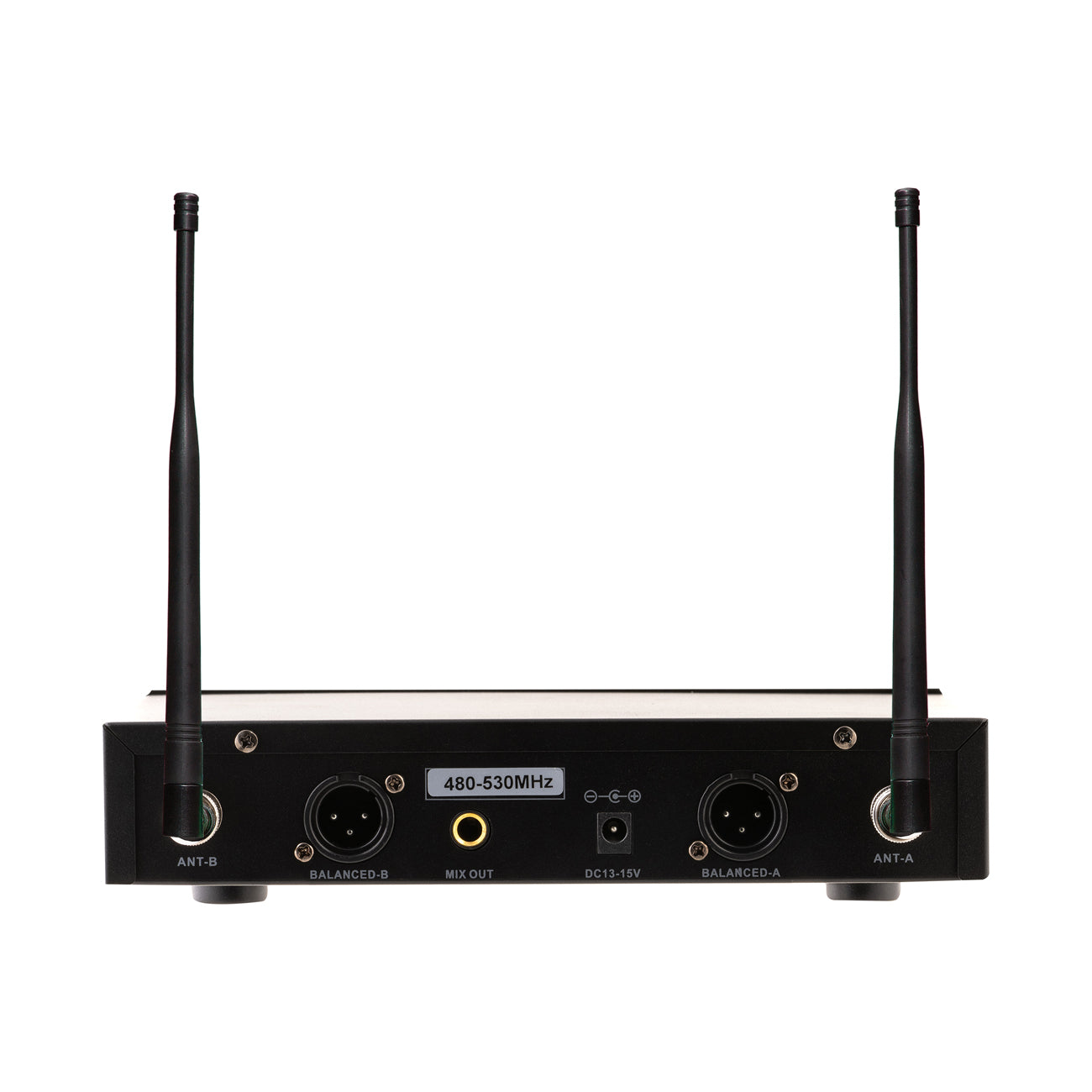 AudioDesign PRO PMU 2212HBP Ensemble d'unité de commande avec microphone à glace et microphone serre-tête UHF, kit de microphone radio portable professionnel, microphone sans fil avec body pack