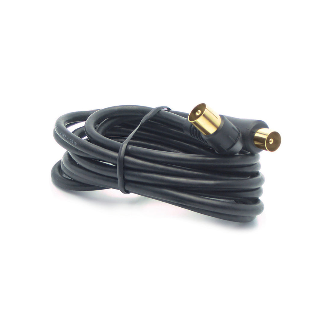 Metronic M/M TV câble d'extension coaxial, câble coaxial pour antenne TV, 5 m noir
