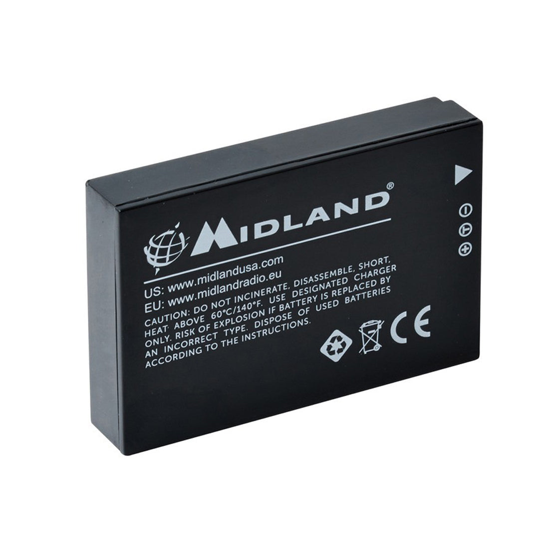 Midland Batteria al Litio 3,7V, da 1700mAh per XTC400 C1124