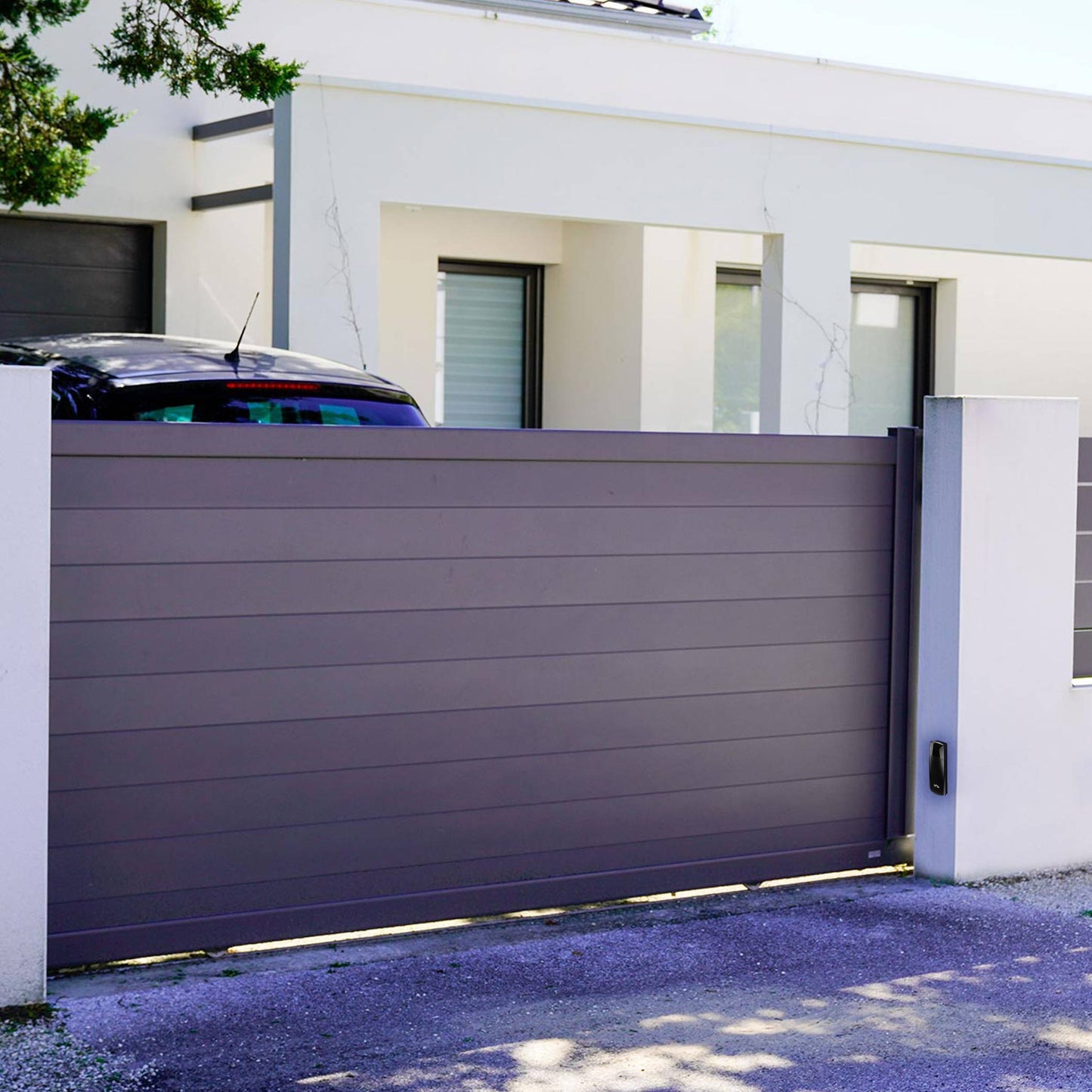 WHY PRO Paire de photocellules infrarouges pour portail automatique 180°, fonctionne également avec piles et sans fil, montage mural, portée nominale 20m