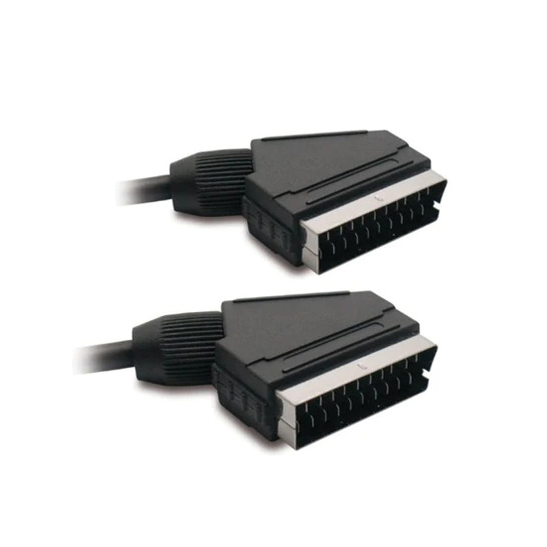Metronic 21 Pole Audio Video Scart Cable, Scart Socket for TV, Male to Male Scart Cable, 1.5m