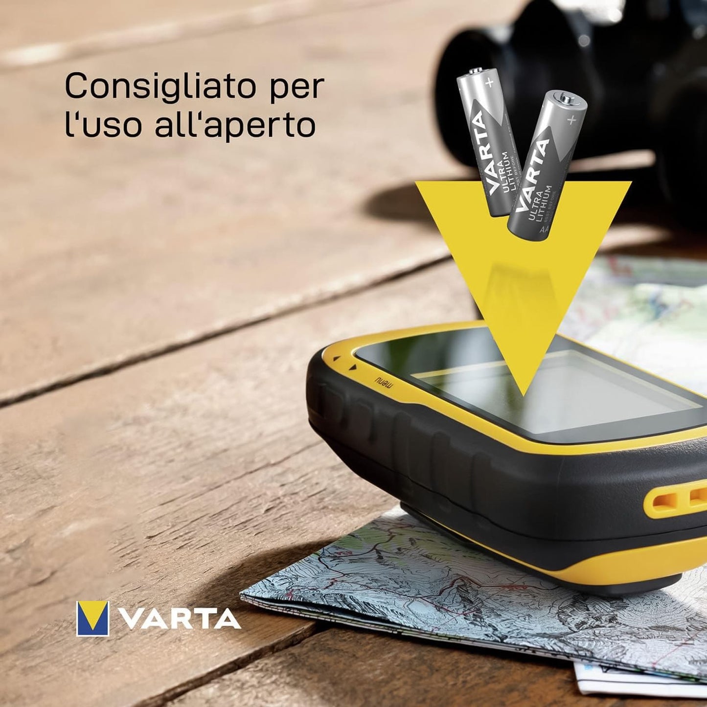 Varta Batteria mini stilo AAA 1.5V, batteria al litio ministilo 1100 mAh, confezione da 2