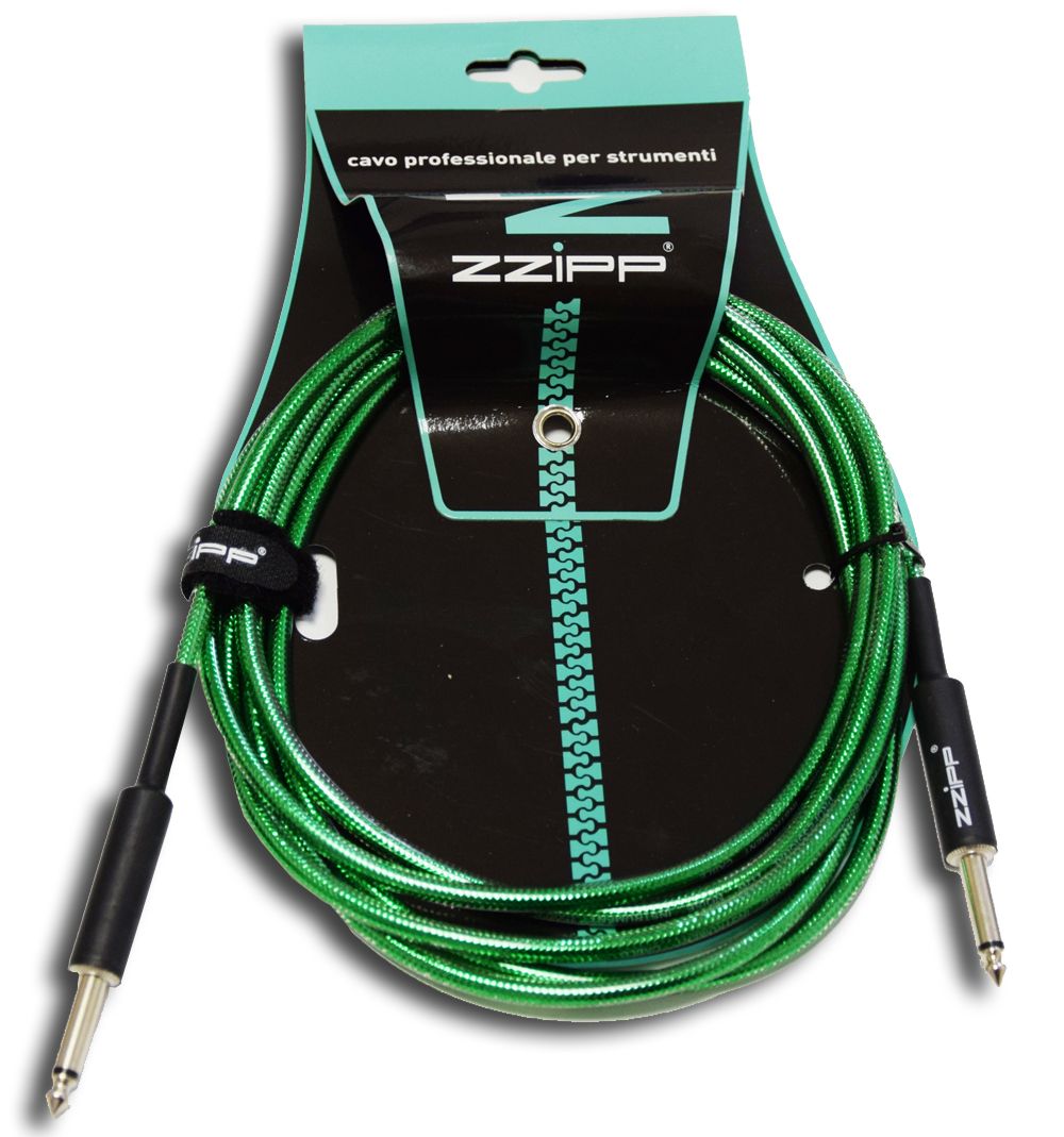 ZZIPP Audio Cable for Musical Instruments, 6.35mm Jack Cable Straight, Professional Audio Cable, 3m