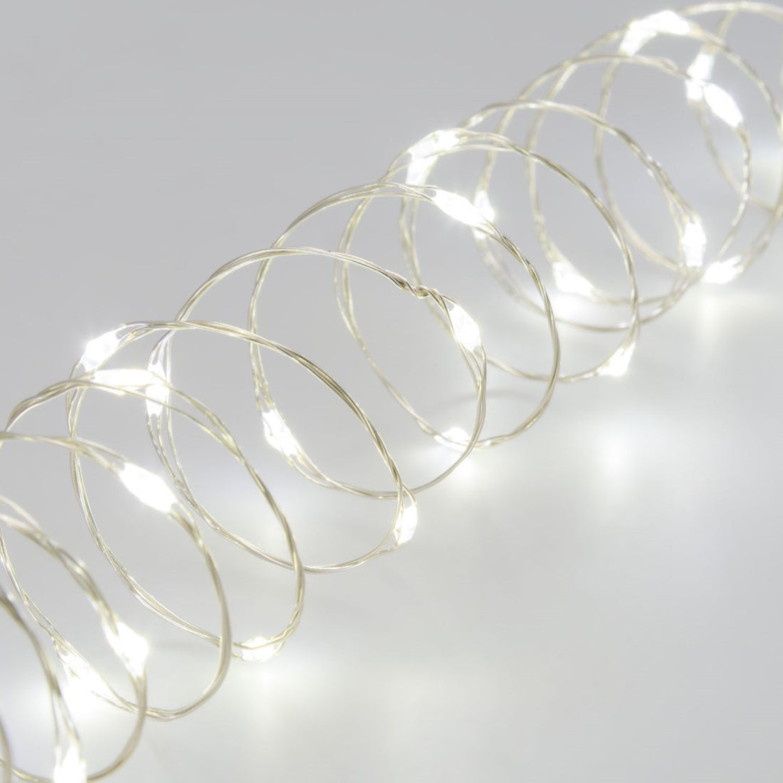 Lumineo Catena luminosa da 288 LED 2.4m, fascio copper light luce bianco freddo, luci natalizie impermeabili per esterno, basso consumo