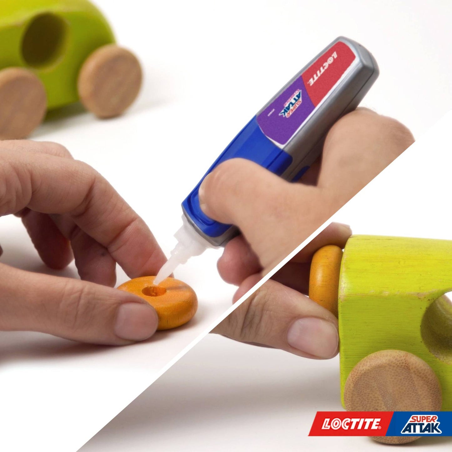 Loctite Super Attak Creative, colle liquide transparente avec stylo applicateur, colle forte pour des applications faciles et précises, bâton de colle 3g