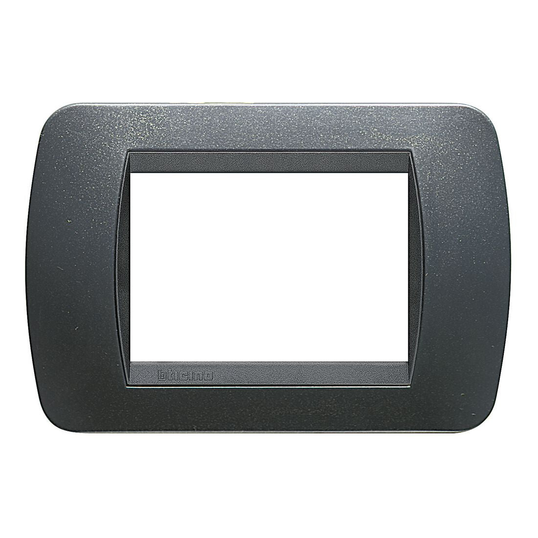 Plaque Bticino 3 modules pour support, plaque interrupteur, de la série Livinglight