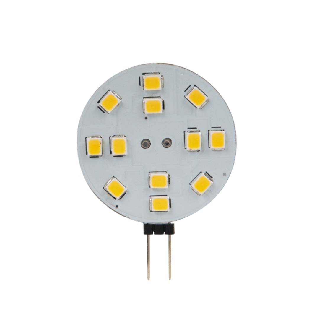 O.N Lampadina bispina LED smd, attacco G4, 2W, luce fredda 6000K, 9-30Vcc, 230 lm, lampadina Led luce fredda
