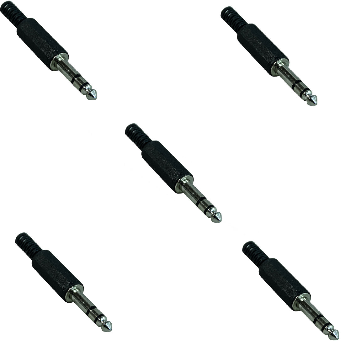 Connettore spina Stereo 6,3 mm 5 pezzi