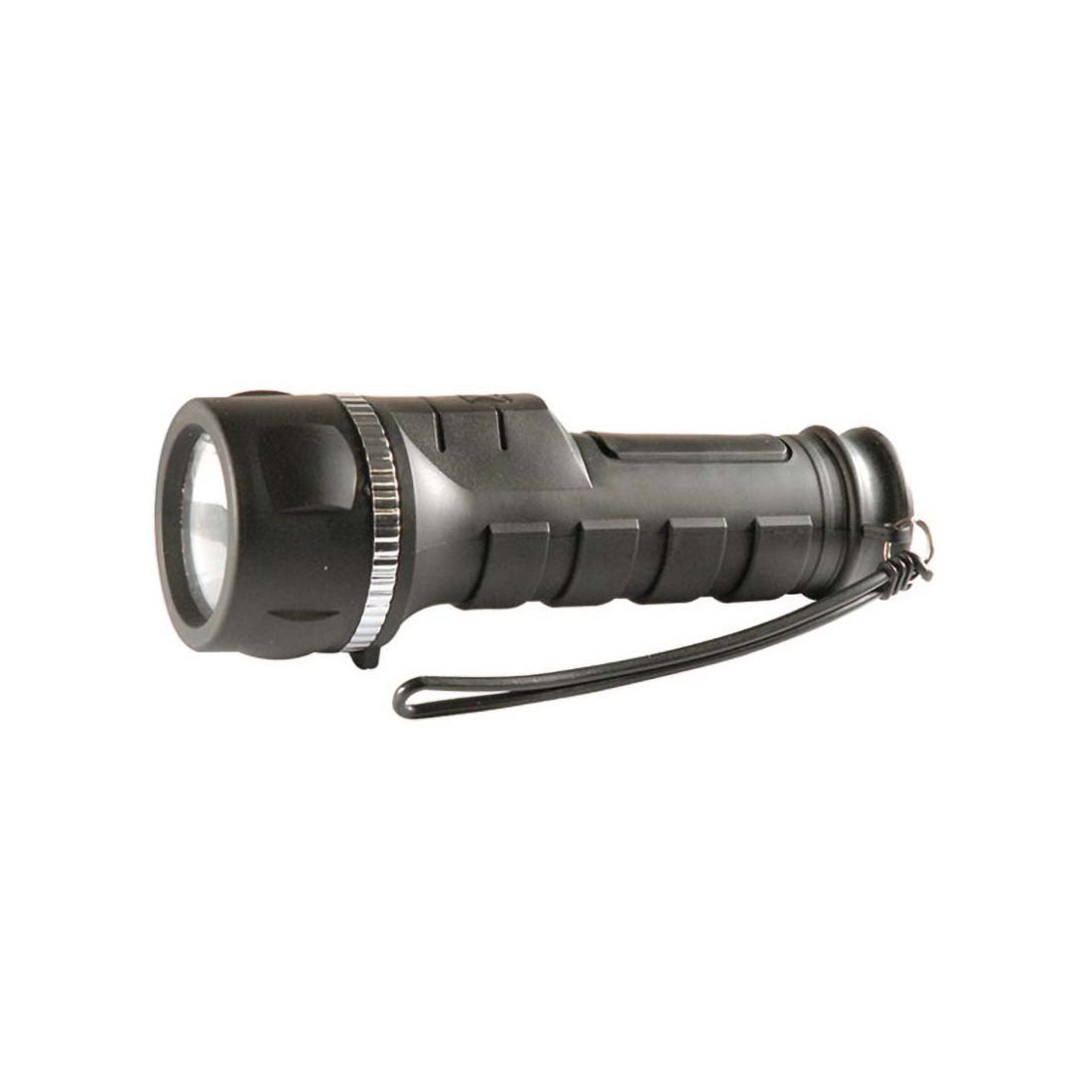 Elcart Flashlight with rubber body, shockproof flashlight with high brightness light, 162Xø45 mm