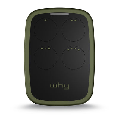 POURQUOI EVO NOA Télécommande multi-fréquences à code tournant de 280 à 868 MHz, ouvre-portail programmable à auto-apprentissage, radiocommande à large portée avec 4 boutons Deep Green