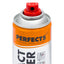 Perfects Confezione da 10 Spray pulitore oleoso professionale per contatti elettrici da 200ml, Lubrificante, Impermeabilizza contro l'umidità e lo sporco, Elimina ossido e resistenze di contatto
