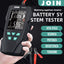 JOIN 98-875 Tester per batterie al piombo 12V - 24V con Display LCD retroilluminato, adatto a tutti i tipi di batterie per auto moto e altri veicoli