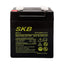 SKB Batteria al piombo SK4-3 batteria ricaricabile 4V 3AH adatta per lampade di emergenza Beghelli, tecnologia AGM a piastra piana regolate con valvola