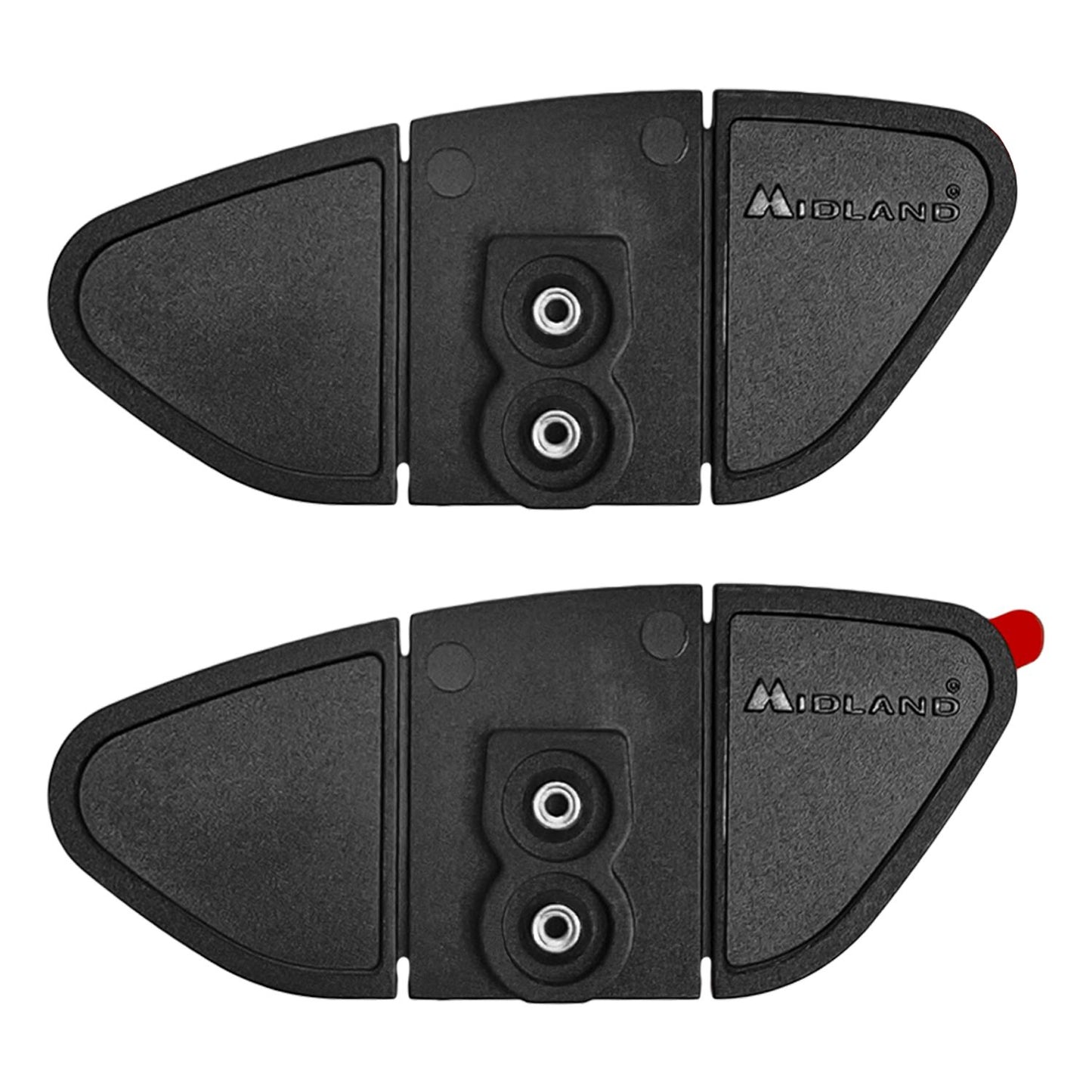 Midland Kit di montaggio interfono con basetta adesiva e clip aggancio a morsetto, set mounting kit per fissaggio interfoni della linea PRO