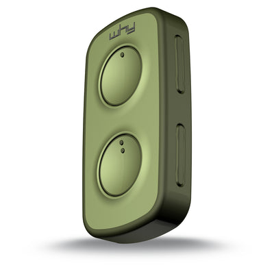 WHY EVO NOA MINI Olive Green Radiocomando Multifrequenza da 280 a 868 MHz Apricancello Rolling Code Codice Fisso Autoapprendente 4 in 1 Telecomando Garage Cancello Programmabile Lungo Raggio