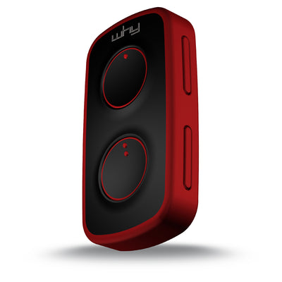 WHY EVO NOA MINI Vulcan Red Radiocomando Multifrequenza da 280 a 868 MHz Apricancello Rolling Code Codice Fisso Autoapprendente 4 in 1 Telecomando Garage Cancello Programmabile Ergonomico Lungo Raggio