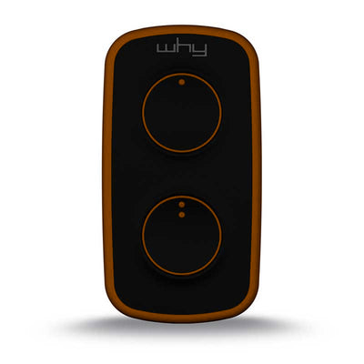 WHY EVO MINI NOA Telecomando rolling code multifrequenza da 280 a 868 mhz, apricancello autoapprendente programmabile, radiocomando ad ampio raggio con 4 pulsanti Wild Tobacco