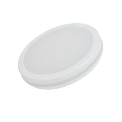 Alcapower Plafoniera Led da parete, plafoniera rotonda bianca, dimmerabile, lampada da soffitto IP65, 24W