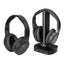 Trevi FRS 1580 TW Set 2 Cuffie TV ricaricabili wireless senza fili a radiofrequenza, portata fino a 30 metri, ingresso stereo jack 3.5 mm e digitale ottico, cavo incluso