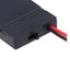 GBC Portabatteria a bottone, porta batteria CR2032, scatola batteria con interruttore On/Off e cavo, box portapile con pulsante in plastica nera, porta batterie 3V rotondo