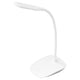 O.N Lampada LED da tavolo a batteria ricaricabile con collo snodabile a 360°, luce bianco caldo 3000K, lunga durata, interruttore touch con funzione dimmerabile da 80 a 330lm, senza fili, bianca, IP20