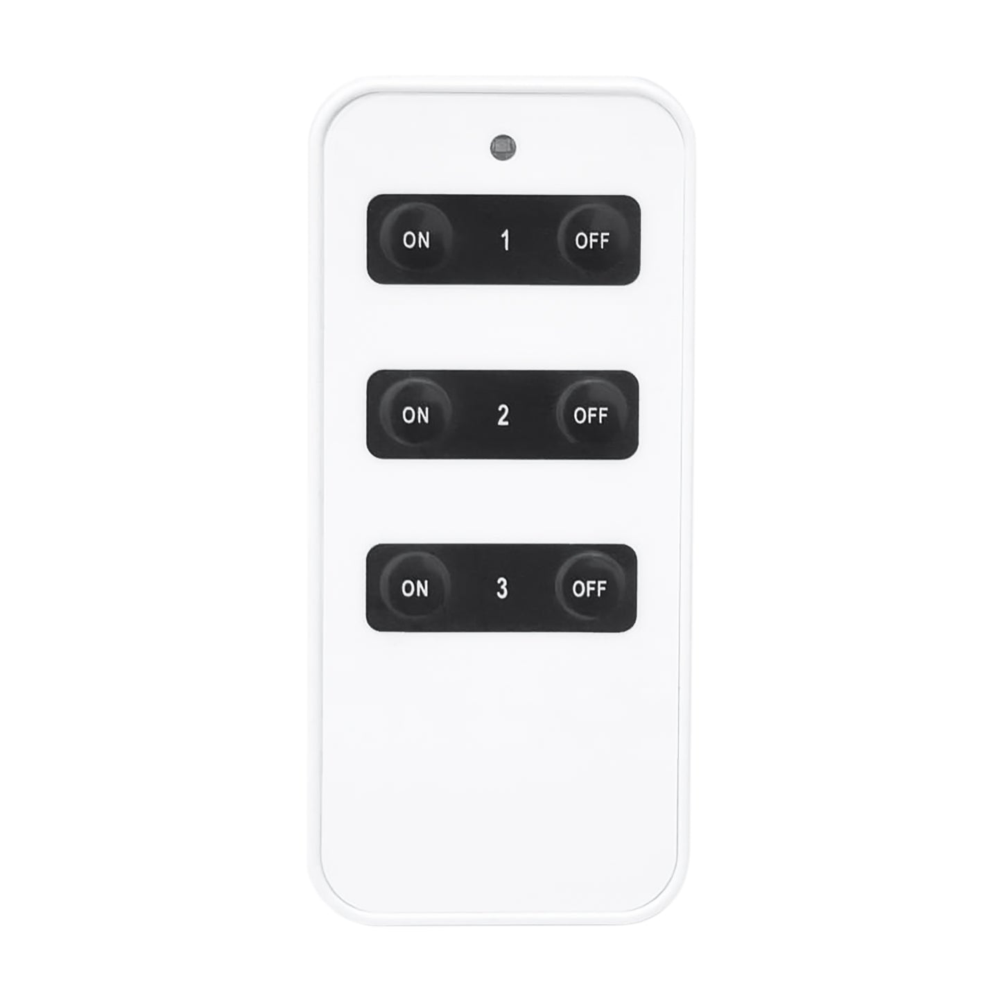 GBC Kit presa di corrente bipasso 220V telecomandata per controllo remoto con telecomando 433mHz, compatibile con spina 10A e 16A, portata max 30 metri, LED e pulsante interruttore integrato, bianco