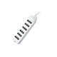 GBC Multipresa 6 Posti, ciabatta elettrica 6 posti, multipresa bipasso con 6 prese 10/16A, alveoli protetti, cavo 1,5 m, 2500 W