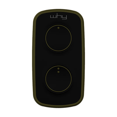 WHY EVO MINI NOA Telecomando rolling code multifrequenza da 280 a 868 mhz, apricancello autoapprendente programmabile, radiocomando ad ampio raggio con 4 pulsanti Deep Green