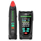 JOIN 94-108 Tester multifunzione per verifica tracciamento e mappatura cavi di rete LAN con porte RJ45 e funzione per misurare la lunghezza del cavo fino a 400m, rilevatore di interruzioni, torcia LED