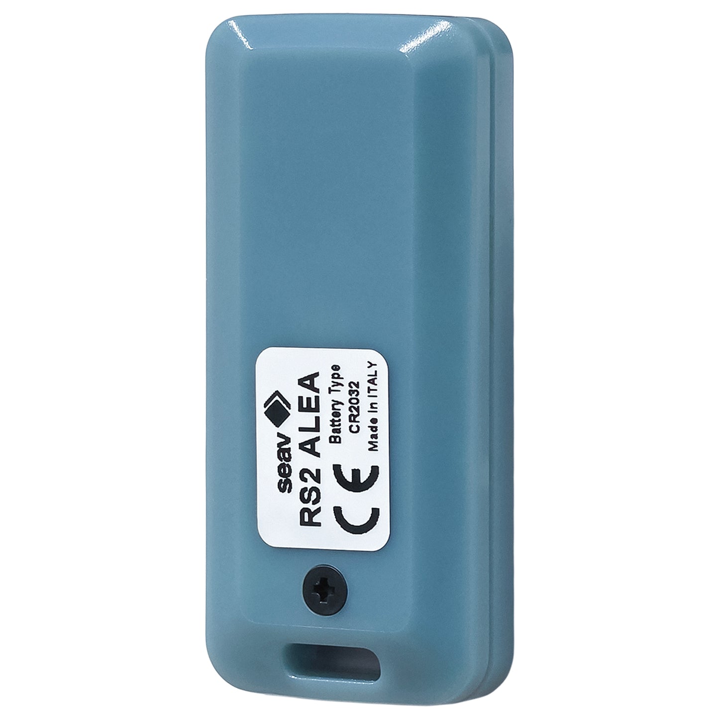 Seav RS2 Alea Telecomando apricancello ad ampio raggio 433.92MHz con 2 tasti, radiocomando a 2 canali, telecomando portone cancello garage saracinesca, trasmettitore rolling code, made in Italy