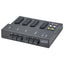 Commutatore audio video SCART+RCA con selettori, 3 prese SCART IN e una OUT, 2 ingressi RCA, centralina ciabatta switch box per dispositivi analogici, nero