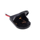 GBC Portabatteria a bottone, porta batteria CR2032, scatola batteria con interruttore On/Off e cavo, box portapile con pulsante in plastica nera, porta batterie 3V rotondo