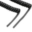 Monacor CCX6M Cavo spiralato per microfono a 6 poli con schermatura, cavo microfonico a spirale schermato, diametro 5mm