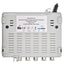 SpaceDigital Amplificatore autoalimentato 230V Centralina TV da interno VHF UHF 4 ingressi, auto CC, 1 uscita, connettore F, alimentazione cavo con spina 220V, guadagno regolabile 0-20dB, 5G LTE
