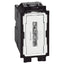Bticino Living Now K4001 Deviatore con morsetti vite e piastrina, 250V 10A, illuminabile, 1 modulo, controllo illuminazione e altro, completabile con cover della stessa linea