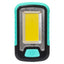 Melchioni Torcia LED COB a batterie 3x AAA, 90 Lumen, lampada ad alta luminosità 2W con gancio e magnete, interruttore frontale