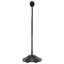 Fonestar Microfono da tavolo a condensatore unidirezionale professionale con interruttore, stelo flessibile, base microfonica da scrivania per conferenze, cavo bilanciato 5m, funzione PTT push to talk