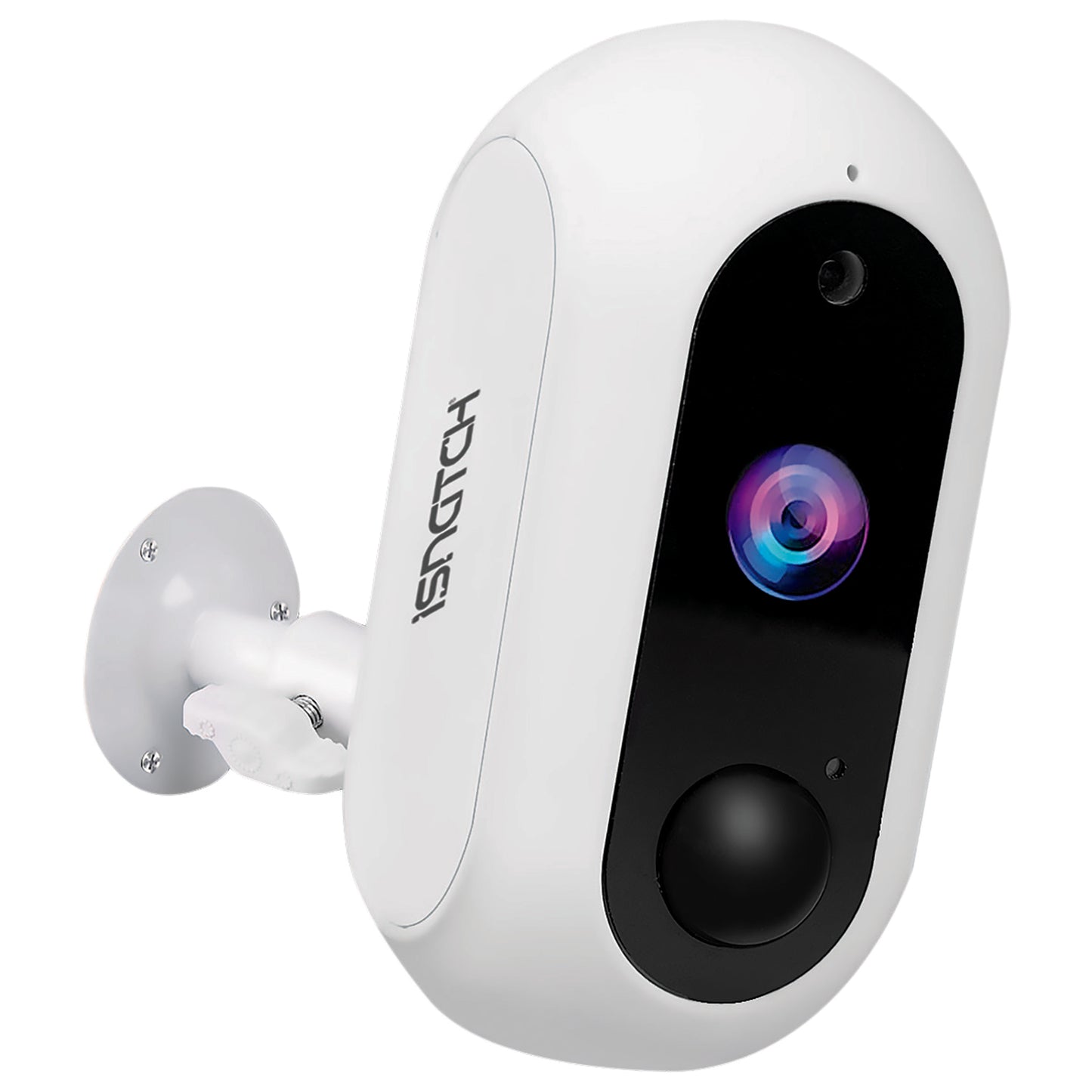 iSnatch Hey CamFree-s Telecamera Wi-Fi a batteria Full HD per interni esterni impermeabile IP66, videocamera di sorveglianza wireless con audio bidirezionale e visione notturna con LED infrarossi