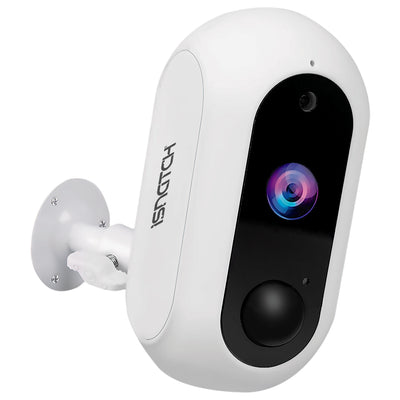 iSnatch Hey CamFree-s Telecamera Wi-Fi a batteria Full HD per interni esterni impermeabile IP66, videocamera di sorveglianza wireless con audio bidirezionale e visione notturna con LED infrarossi