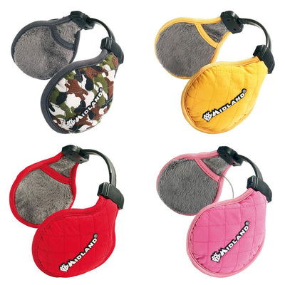 Midland SubZero Scaldaorecchie con cuffie stereo ad archetto regolabili con microfono integrato, colori assortiti, Hi-fi stereo headset, cavi di collegamento jack 3.5mm