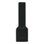 Rosi Emilia Flat Adattatore ultra piatto 90° salva spazio con spina piccola 10A e presa 10A 2P+T, salvaspazio, sporgenza minima, spessore ridotto, ottimizzazione spazio, 1500W max, nero