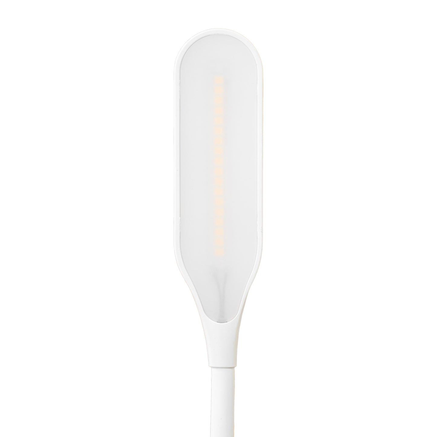 O.N Lampada LED da tavolo a batteria ricaricabile con collo snodabile a 360°, luce bianco caldo 3000K, lunga durata, interruttore touch con funzione dimmerabile da 80 a 330lm, senza fili, bianca, IP20