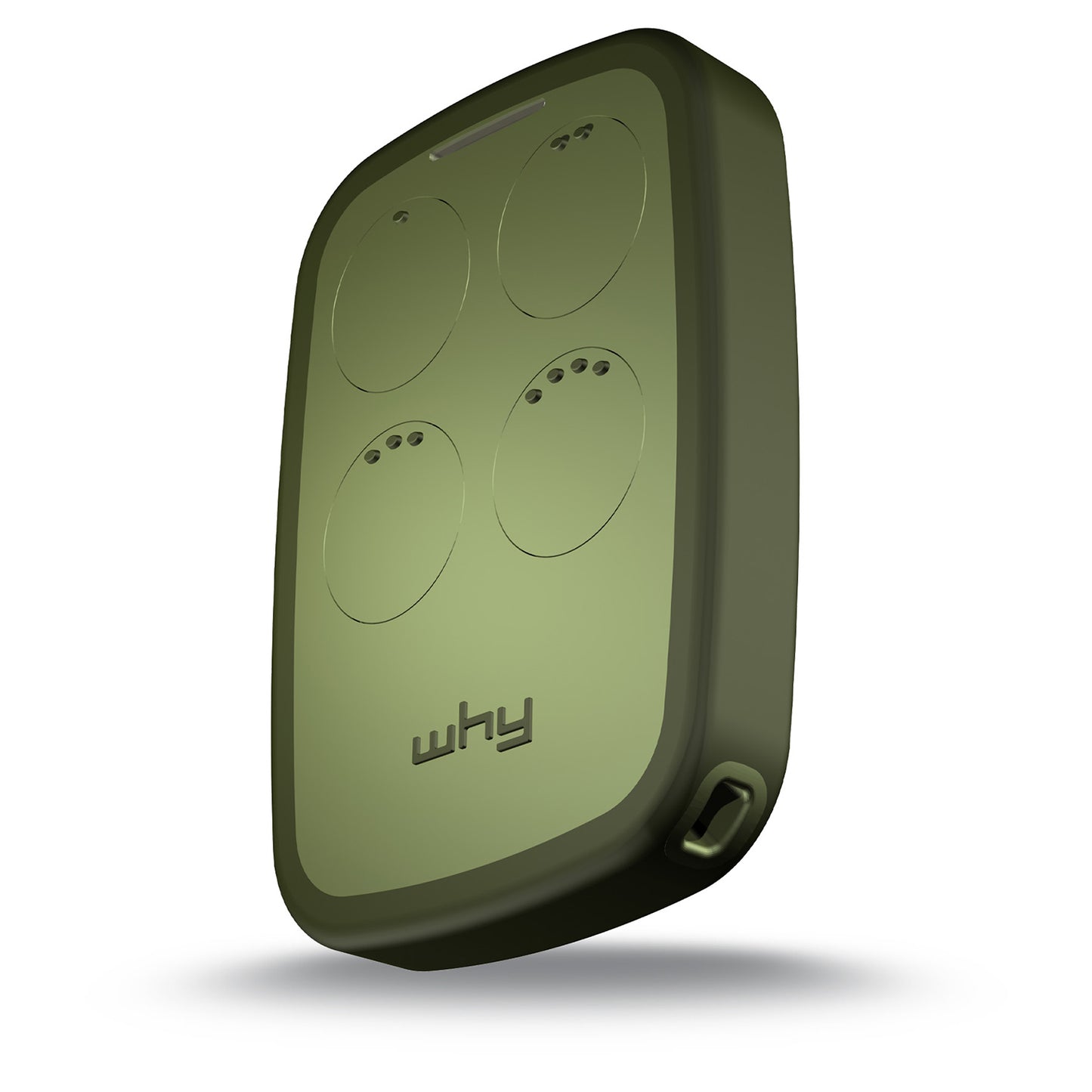 WHY EVO NOA Multi-frequency rolling code remote control from 280 to 868 MHz, programmable self-learning gate opener, wide-range radio control with 4 buttons Olive Green